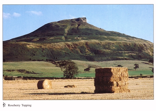 Roseberry Topping Postcards (NB: Large 7" x 5" Size)